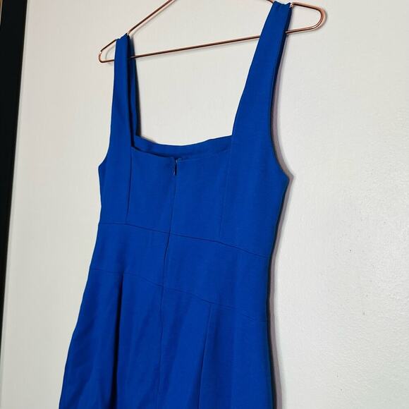 ELLIATT Women's Blue Olivia Cobalt Sheath Front Slit Midi Dress Size Large - Picture 14 of 14